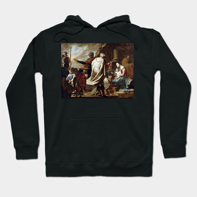 Bernardo Cavallino Adoration of the Magi Hoodie by pdpress